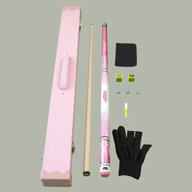 美洲豹樱花星豹同款枫木手工台球杆美式九球蜥蜴纹后把黑八桌球