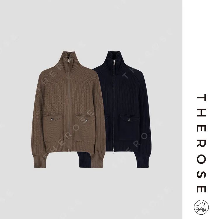 【双城旅行】进口Mtecore松弛感休闲气质高领休闲长袖上衣女