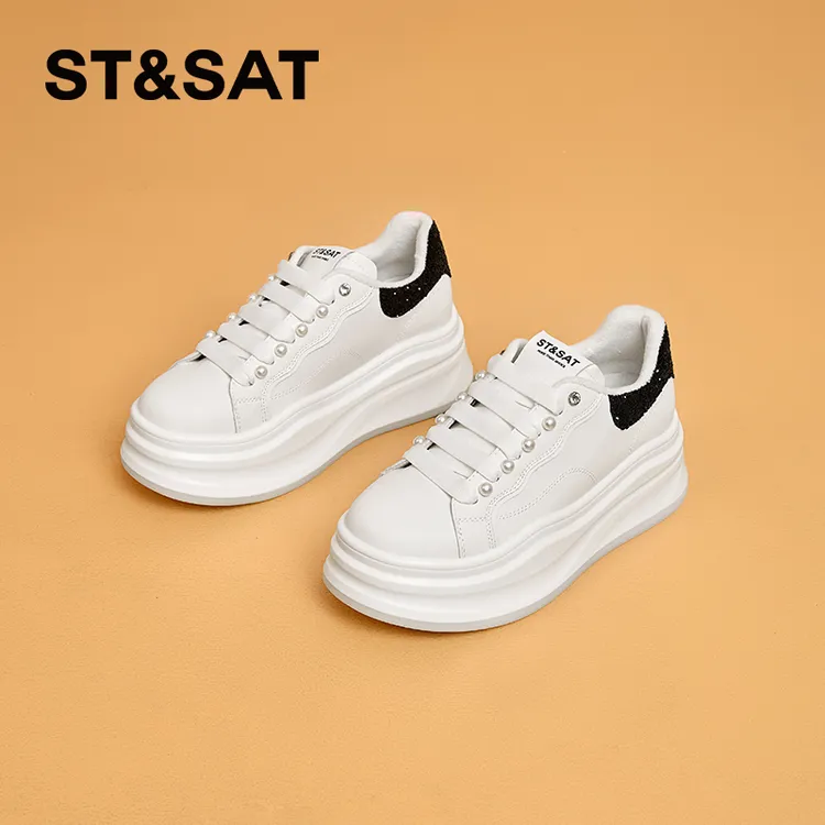 星期六加绒小白鞋女款2025爆款冬季保暖休闲板鞋厚底韩版运动鞋女