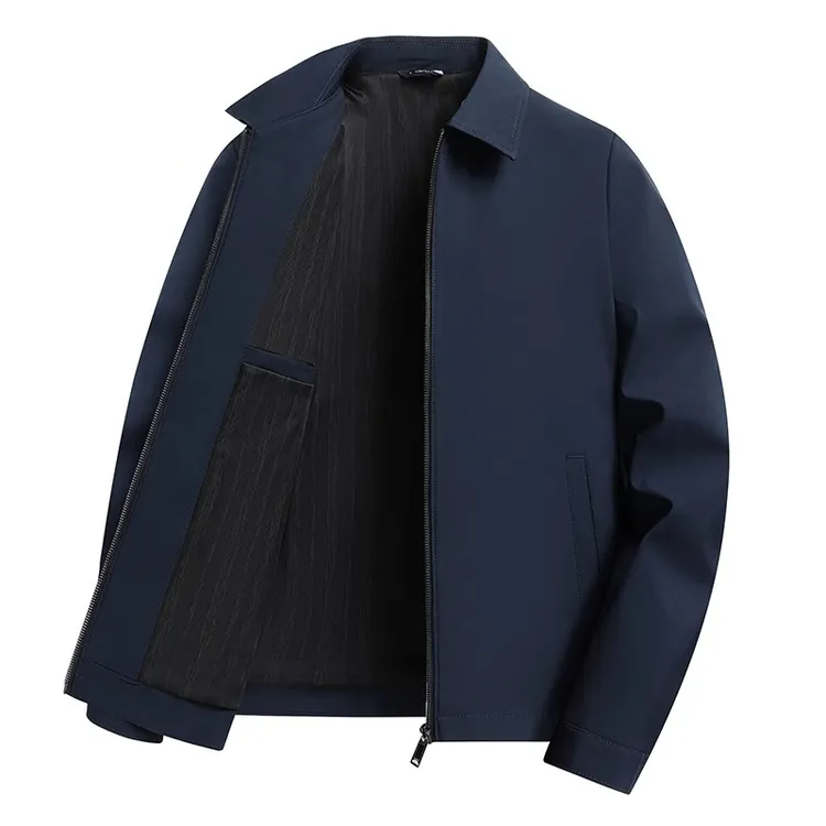 JOZDICE/纪治迪哲运动休闲外套秋季男款百搭透气光泽微弹运动外套