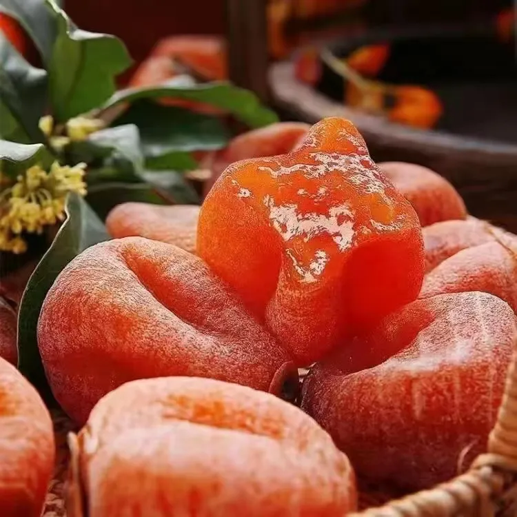 【买一送一斤】广西流心吊柿农家饼柿饼香甜软糯流心正宗冷冻保存