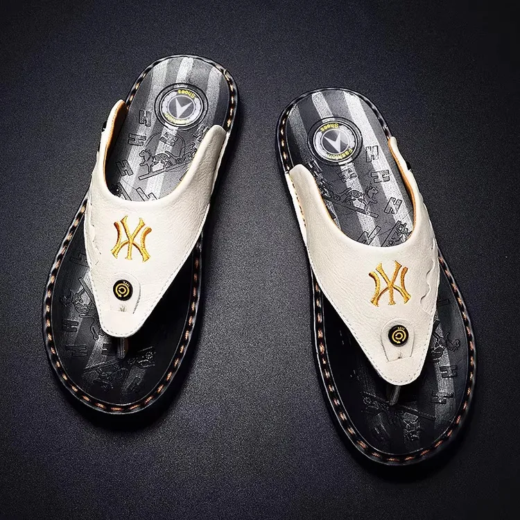 莫安摩萨利男士人字拖夏季款外穿2025新款防滑耐磨户外沙滩凉鞋