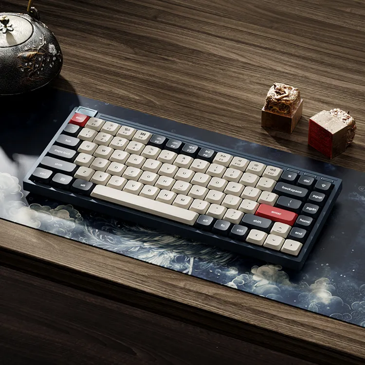 SKN毕方 三模矮轴机械键盘超薄机身RGB便携办公游戏无线低延迟