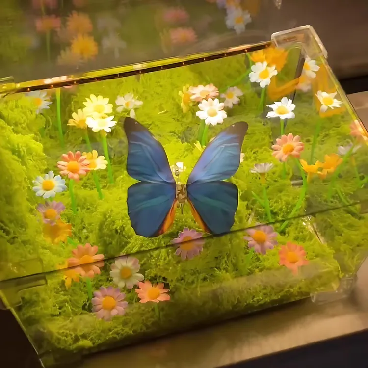 魔方蝴蝶小夜灯手工diy材料包绿野仙踪桌面摆件七夕礼物送女朋友