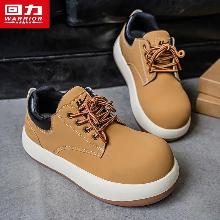 回力男鞋Q版大黄靴男士秋季新款厚底增高小众设计大头短靴马丁靴