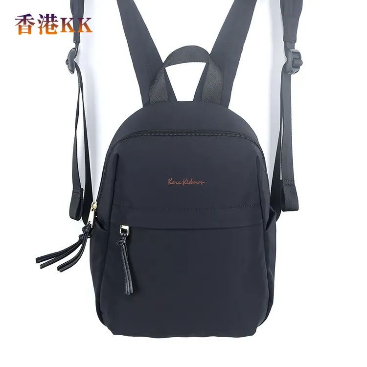 文艺风清新帆布双肩包日常轻便百搭防水布户外旅行背包韩版女包潮