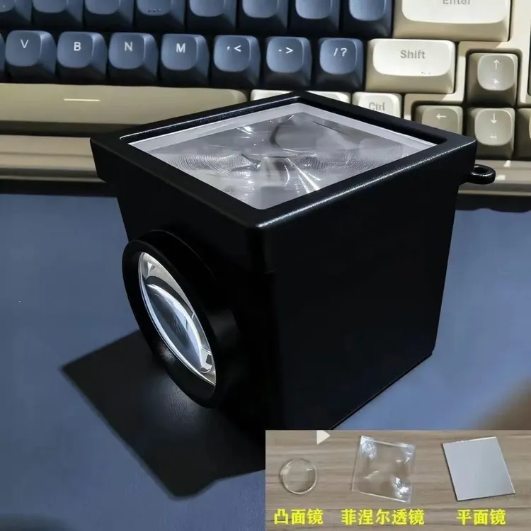 卸修同款腰平取景器创意3D打印模型含菲涅尔50mm透镜成品