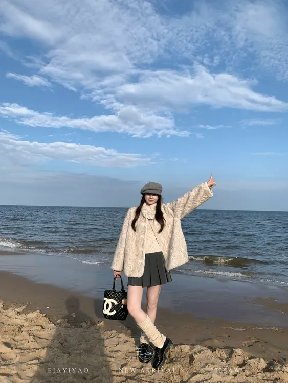 EIA一尧【美露甜丝裙】韩系百褶短款半裙高腰显瘦气质时尚百搭A字裙