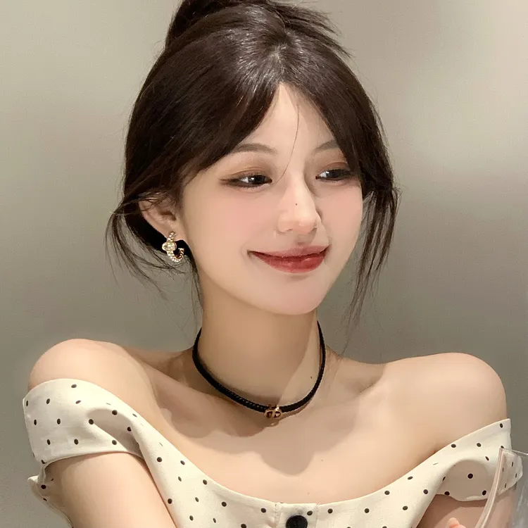 FULL GIRLISH耳环02396轻奢几何圈圈耳钉耳饰
