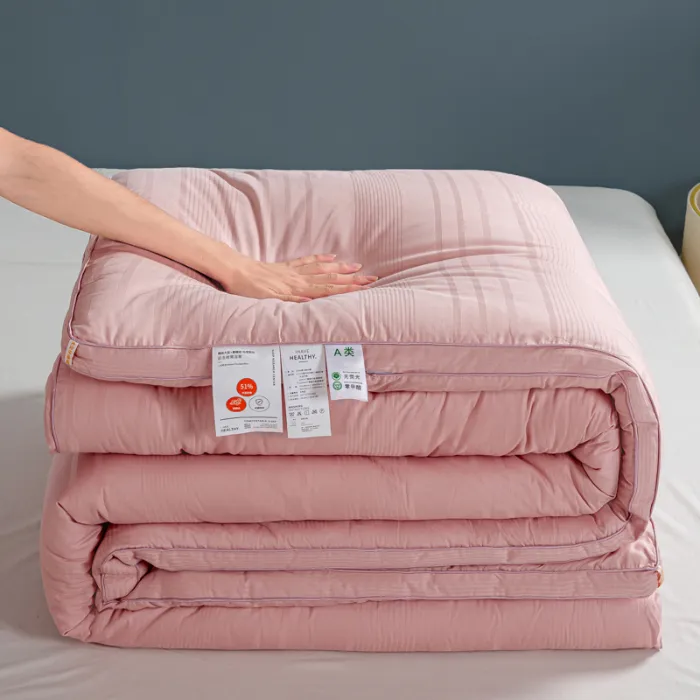 品牌家纺100大豆被柔软纯棉被家用加厚冬被芯春秋被宿舍联名优品4