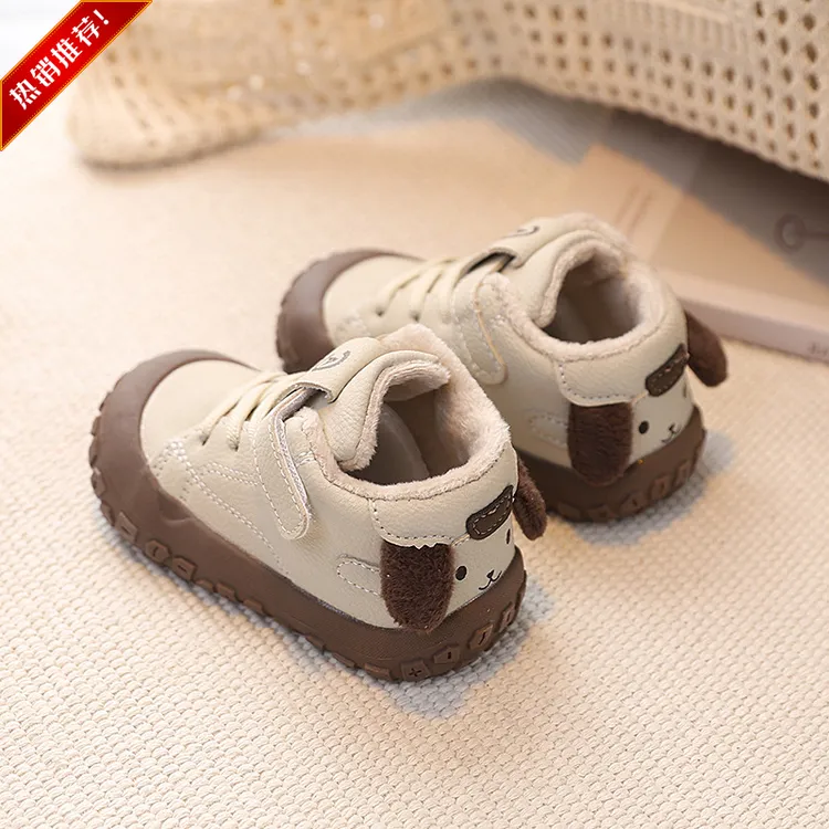[品牌】宝宝学步鞋冬季新款男童卡通二棉鞋女童软底运动鞋休闲防滑