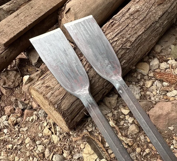 一体全钢手工锻造铁锹起苗洛阳铲打洞铲子农用深挖取硬土直锹工具