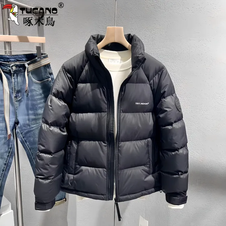 TUCANO/啄木鳥男士立领羽绒服青年时尚休闲宽松冬季新款保暖外套