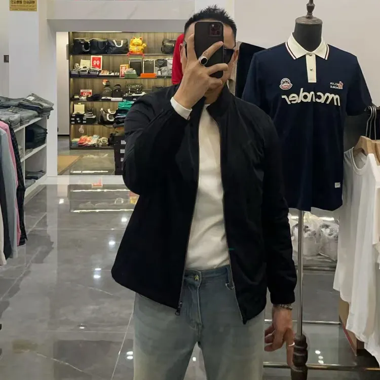 WMHMPH “格子控”P*家轻奢经典小标可双面穿夹克外套时尚百搭