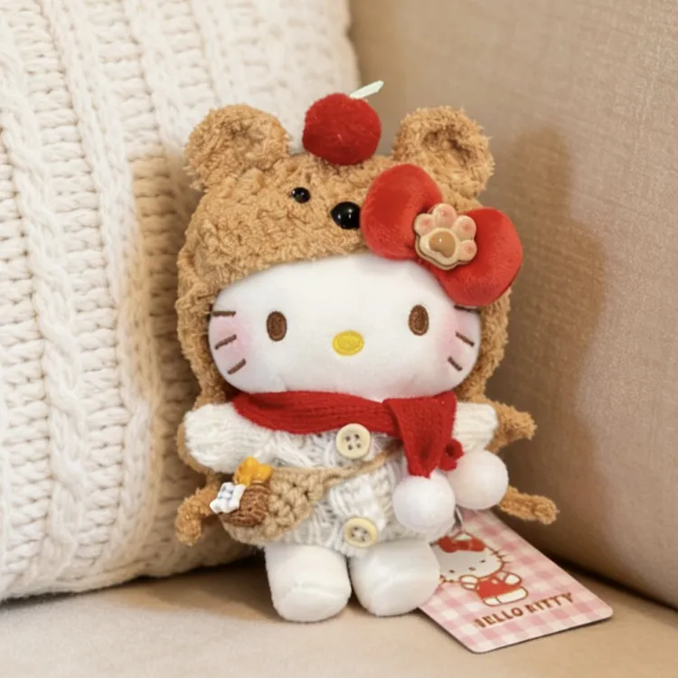 正版hellokitty奶咖棕熊kt三丽鸥包包挂件惊喜书包送人生日礼物女