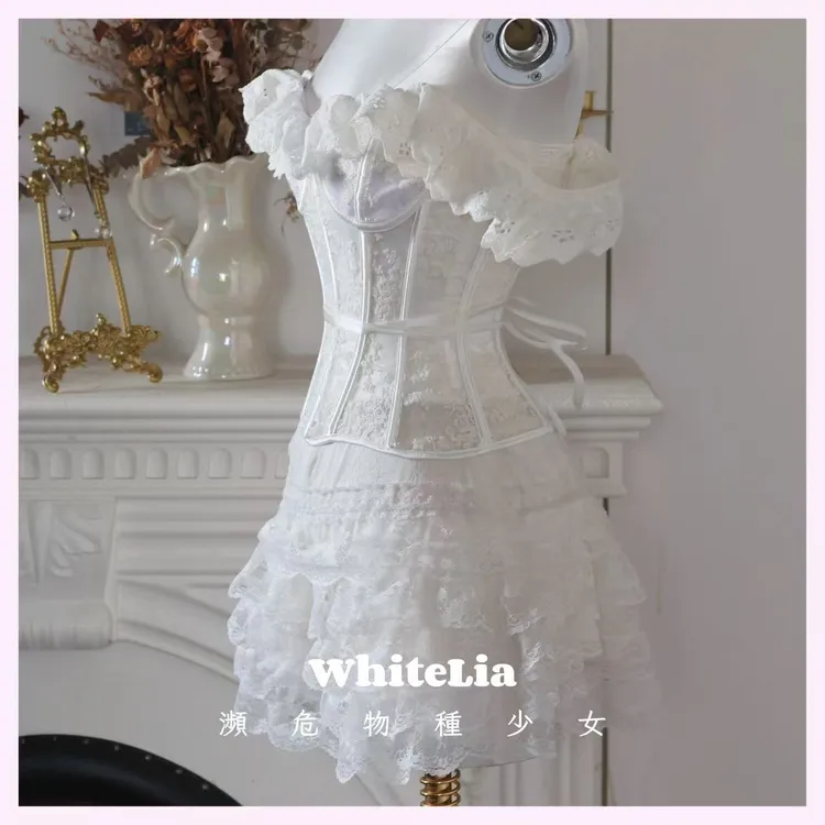 重工手作复古蕾丝性感奢华束腰腰封绑带收腰腰带配饰裙子套装显瘦