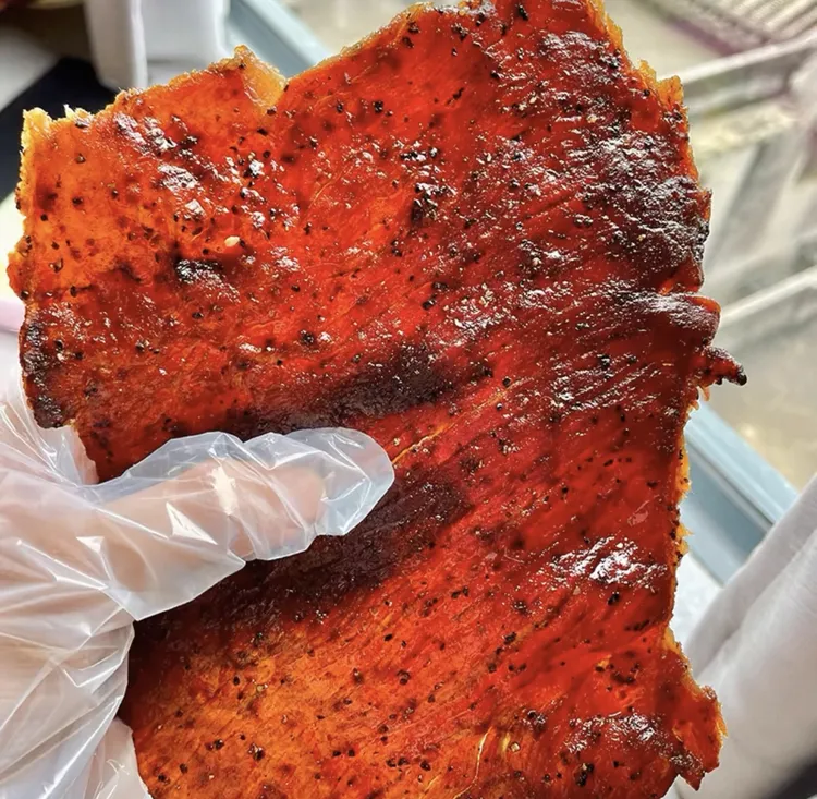 大片吊龙猪肉里脊手工炭烤猪肉脯即食休闲零食