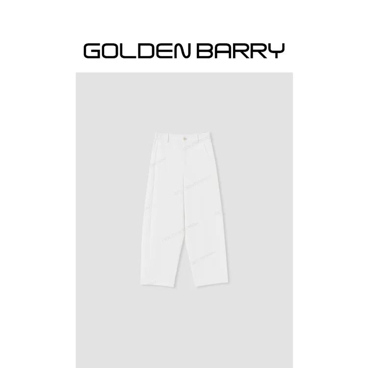 GOLDENBARRY轻廓香蕉九分裤GB060208004