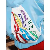 Crying center/哭喊中心JazzDay 透白字母印花超轻束口双肩包