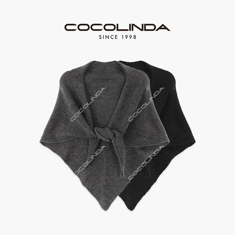 COCOLINDA | 三针秋冬户外针织三角围巾A2491