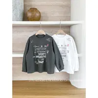 【现现 】童装男儿童百搭长袖T恤2025春秋季新款上衣MMY831132