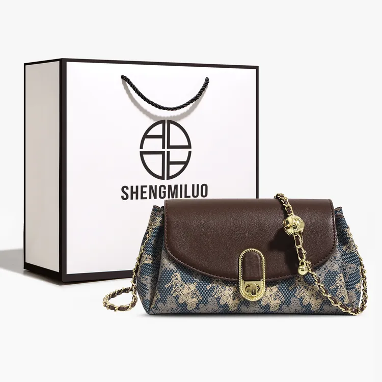 SHENGMILUO/圣米洛轻奢链条斜挎包包女新款小众时尚百搭单肩包