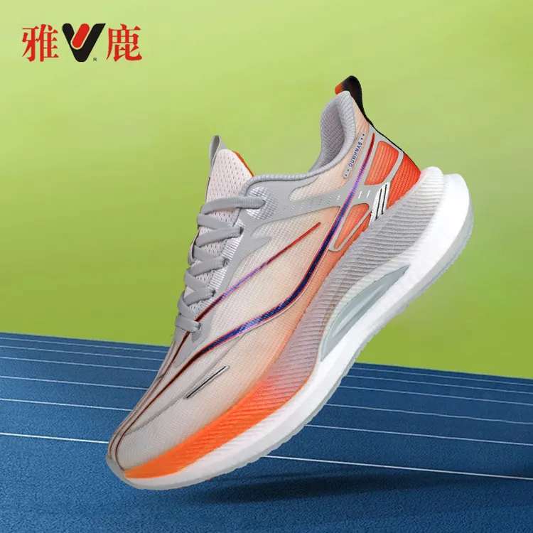 yaloo/雅鹿春夏季爆米花运动鞋男女情侣款减震四季飞织鞋8801