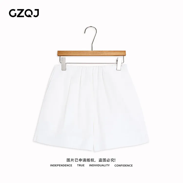 老琴私服 【云絮漫游】欧若风时尚百搭开叉休闲短裤女夏款 73238