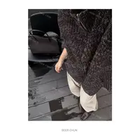 SEER CHUN“废土风”拉链毛衣 60395