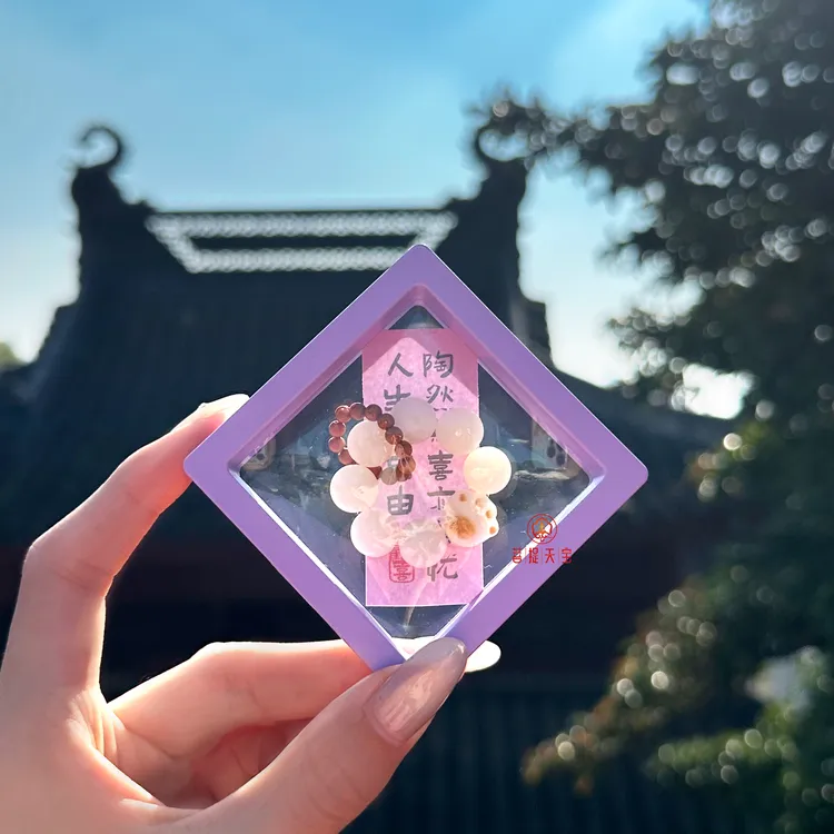 【炭烧喵】天然菩提子手捻绕指柔橄榄核文玩木质礼物菩提礼盒送朋友商品图