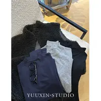 【YUUXIN】肌底液打底衫~冬立领细绒天丝羊毛长袖T恤打底衫百搭上衣