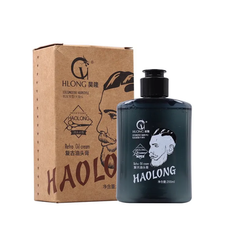 正品，昊隆复古发型嗜喱、保湿啫喱膏水润持久时尚塑型发膏