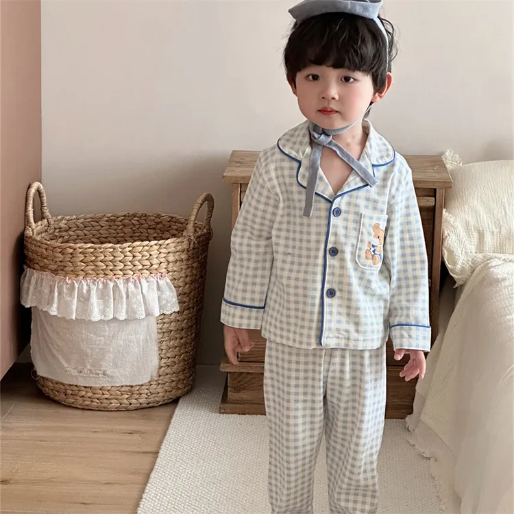 梵米蒂2025秋冬舒适亲肤男童棉毛家居服套装0278男童家居服