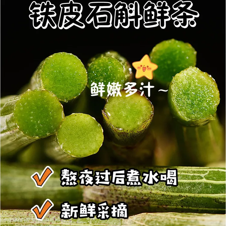 云南铁皮石斛鲜条