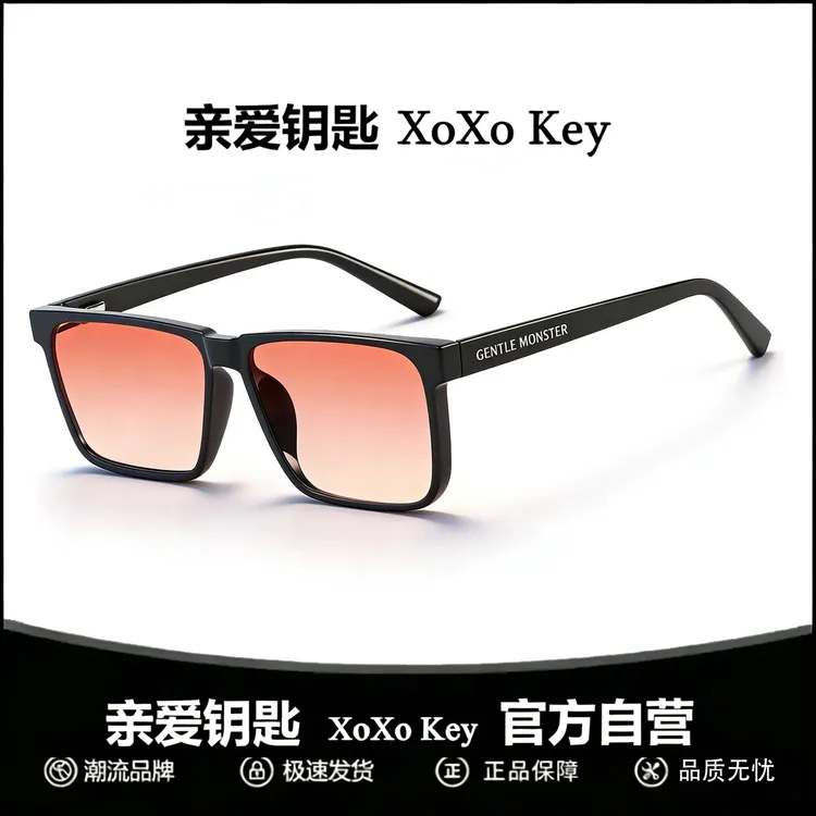 【升级弹簧腿】方形太阳镜男可配近视度数防紫外线开车墨镜防强光女商品图