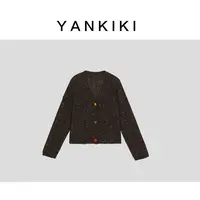 南瓜彩点毛衣开衫  YANKIKI 2025秋季新款NEW 