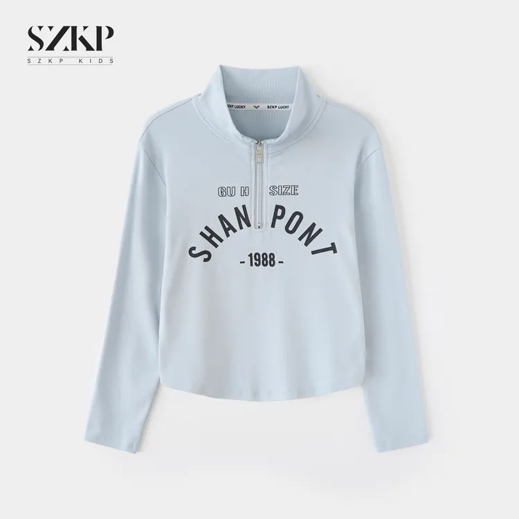 SZKP秋季新款女童装中大童儿童洋气潮款百搭打底衫BGYQ552560