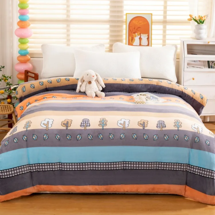 【宠粉专属】冬季牛奶绒被套单件加厚学生宿舍单人双人双面绒被罩