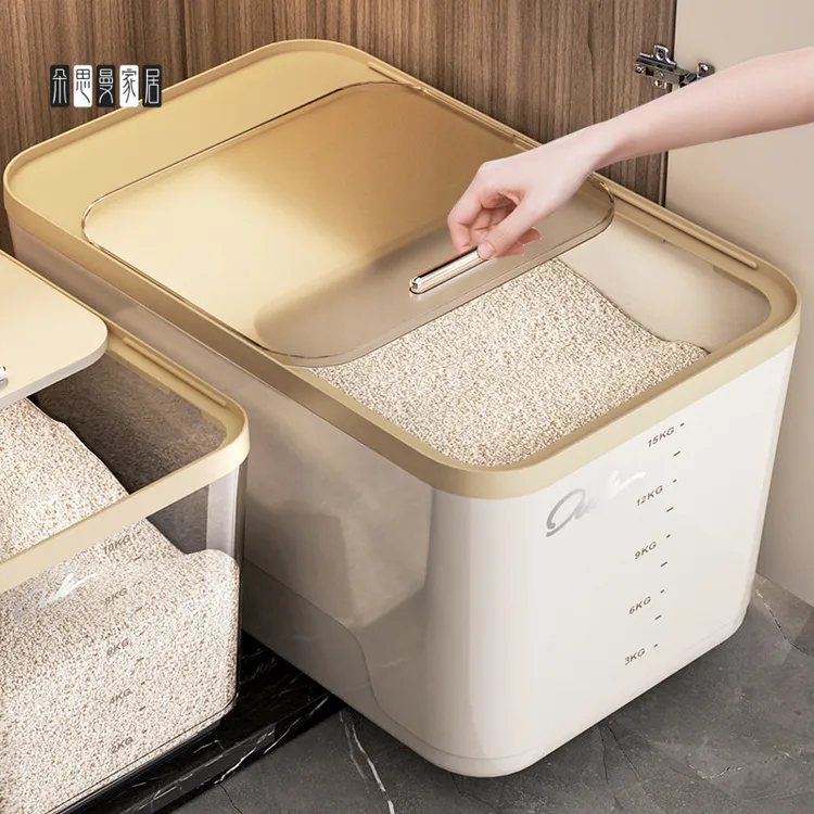 朵思曼ins风米桶家用密封防虫防潮2025新款装大米储存容器米粮面