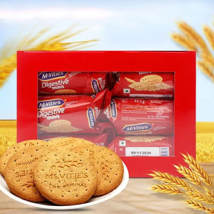 麦维他全麦酥性粗粮饼干零食独立包装消化饼早餐代餐饱腹下午茶