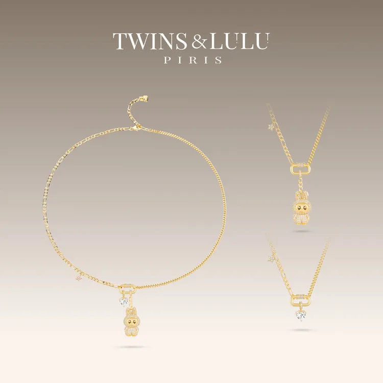 TWINS LULU 秋上新【拉布布】小众首饰高级感拉布布项链TSJ7825