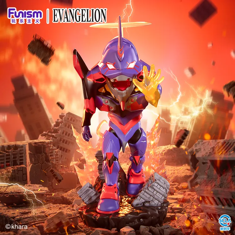 Funism玩乐主义新世纪福音战士EVA补完计划盲盒手办摆件eva盲盒