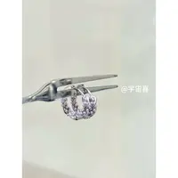 铜合金仿珍珠耳饰 T1-022【紫色小米贝珠金属拼接耳扣耳圈】