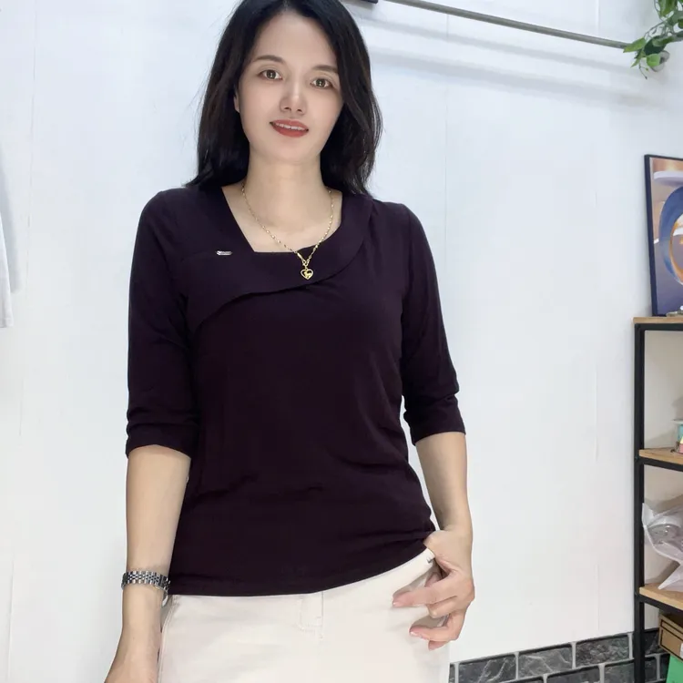 早秋新款七分袖上衣800