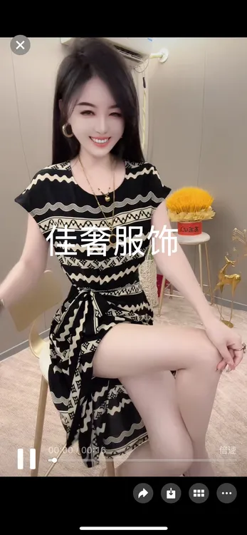 夏季新款系带收腰显瘦气质百搭连衣裙