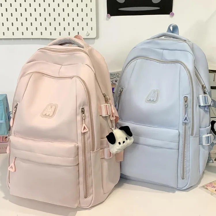 FAVMARTHA书包女生高颜值学生背包2025新款高中初中生简约大容量