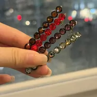 韩国 气质 小众 ins 手工 多切面 闪闪 弹簧夹B762