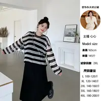 少量现货-心心【慵懒条纹】通勤慵懒风罩衫+百搭背心裙大码显瘦套装