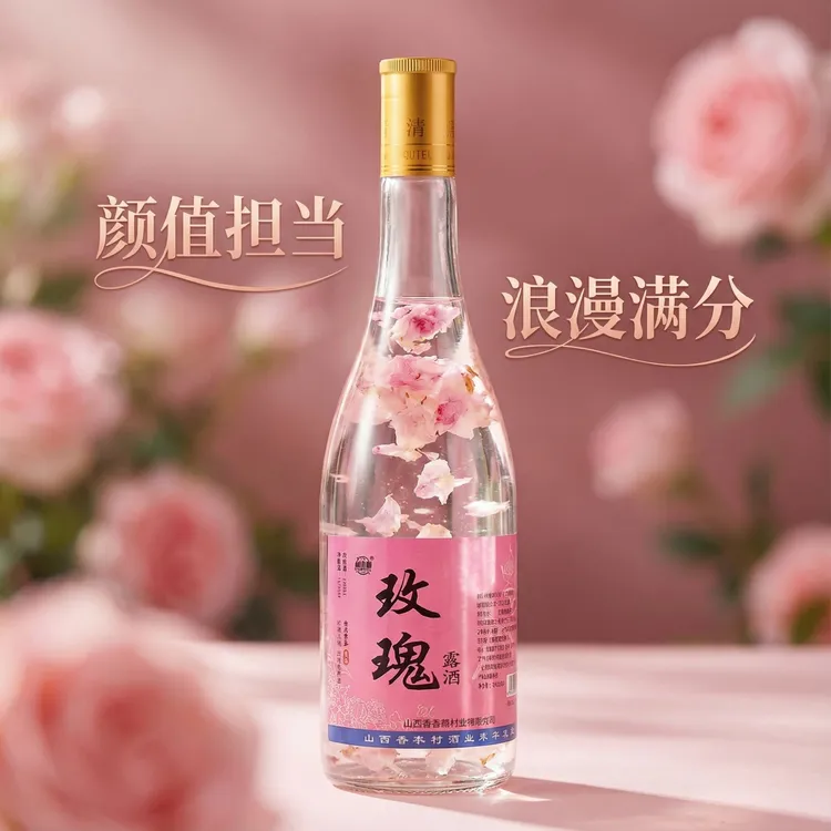 玫瑰露酒桂花酒茉莉花香酒低度数果香四溢女生微醺小酒