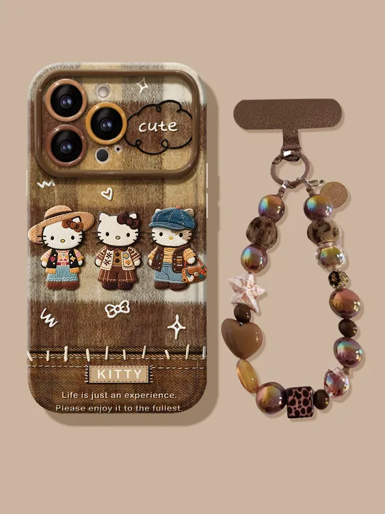 穿搭kt适用苹果17华为vivo/oppo小米iPhone大视窗翻盖镜子手机壳